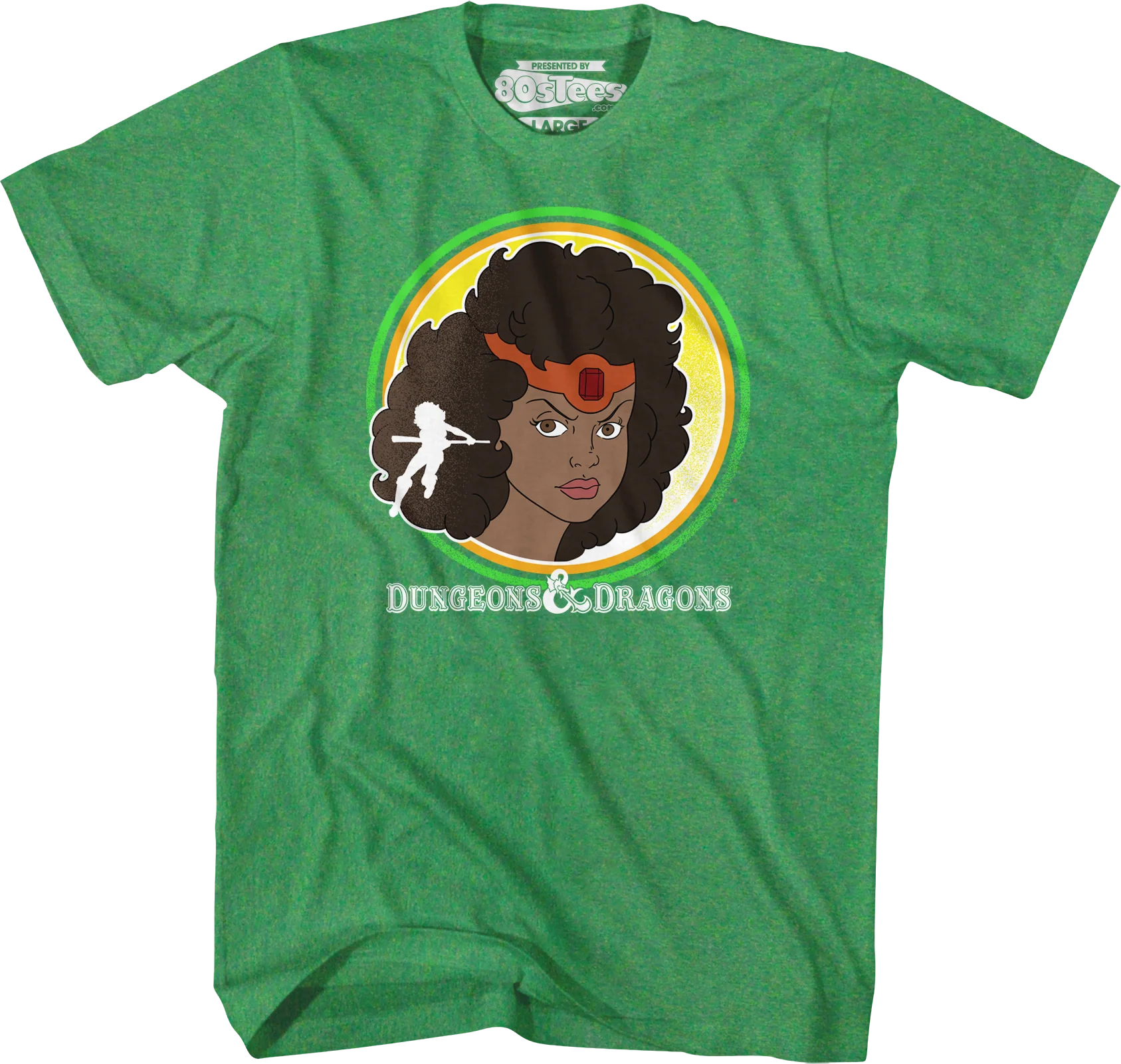 Green Diana the Acrobat Dungeons & Dragons T-Shirt