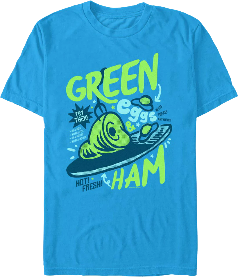 Green Eggs & Ham Dr. Seuss T-Shirt