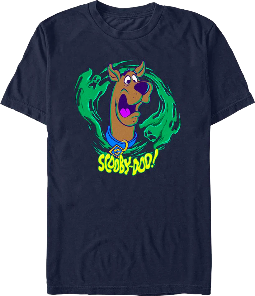 Green Ghosts Scooby-Doo T-Shirt