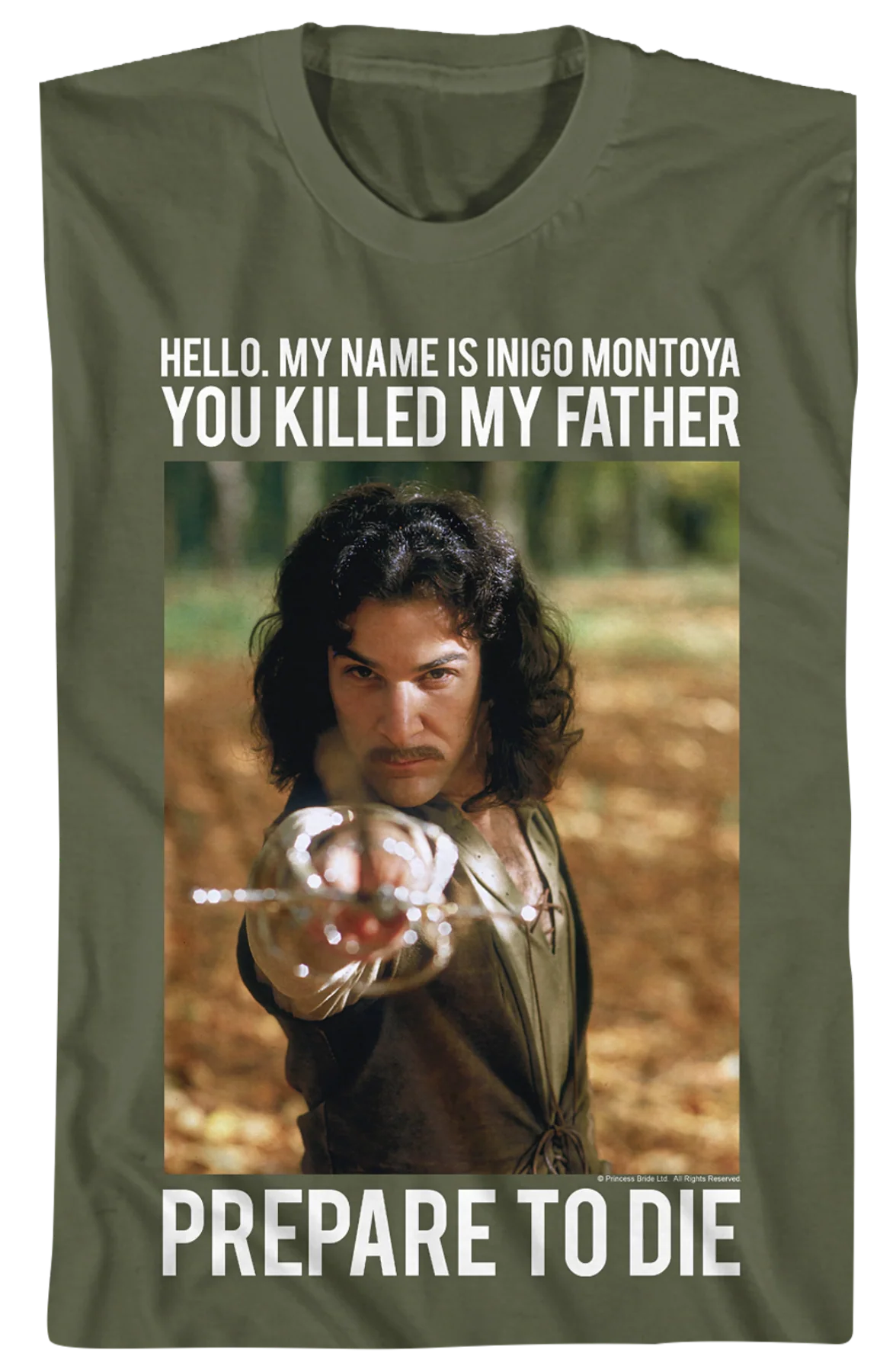 Green Inigo Montoya Princess Bride T-Shirt - Image 2