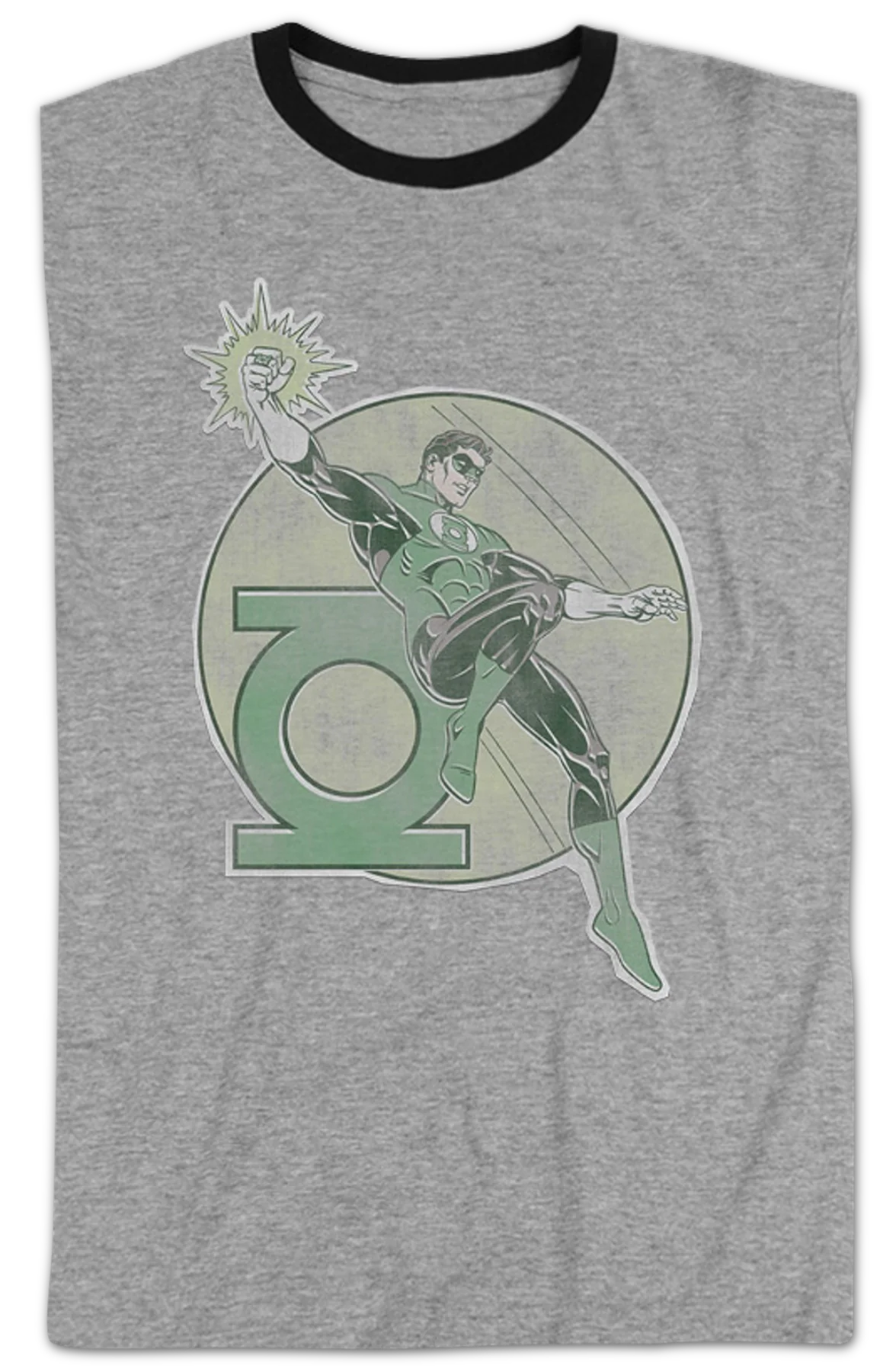Green Lantern DC Comics Ringer Shirt - Image 3