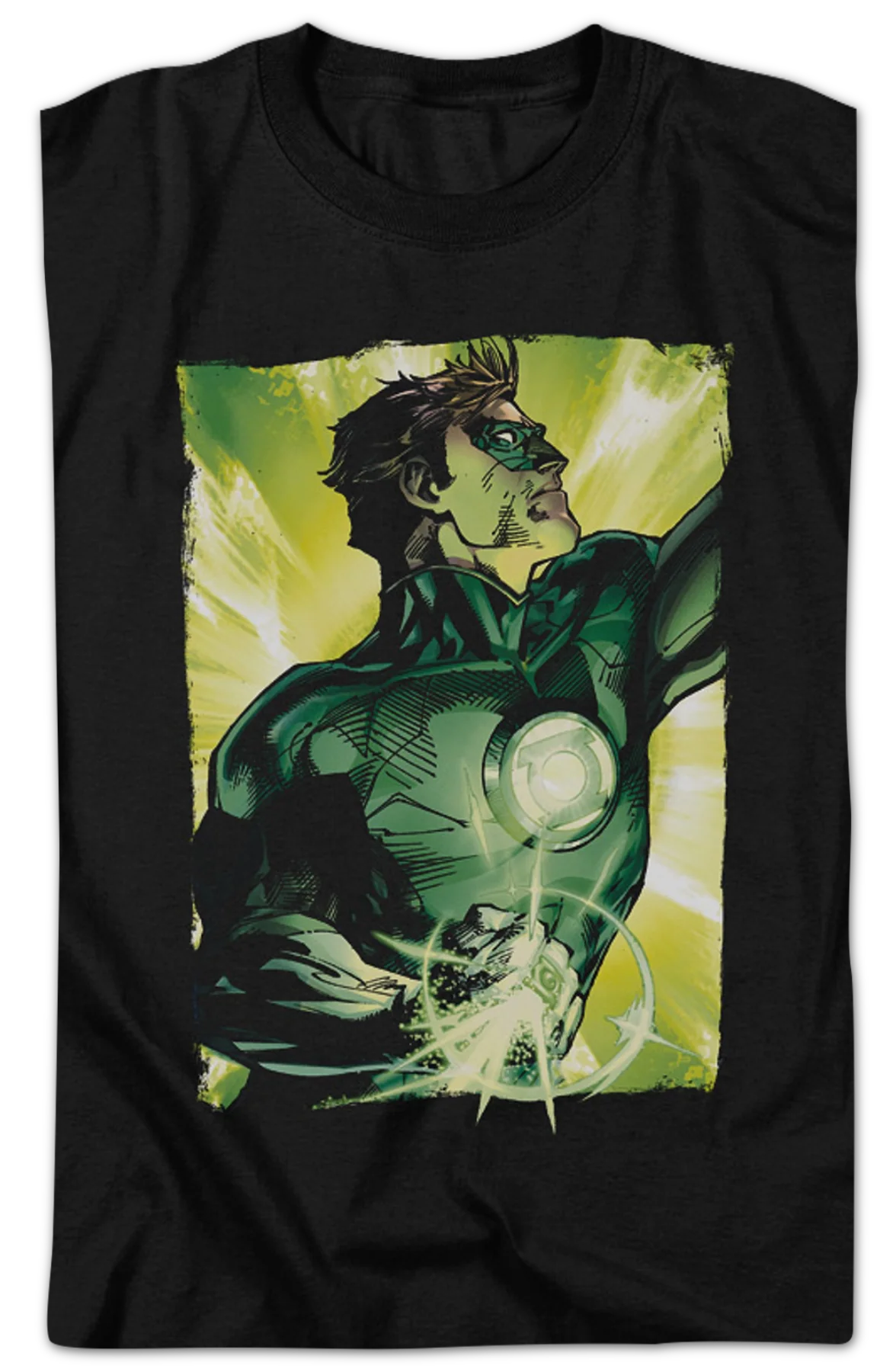 Green Lantern Light Of Ring DC Comics T-Shirt - Image 2