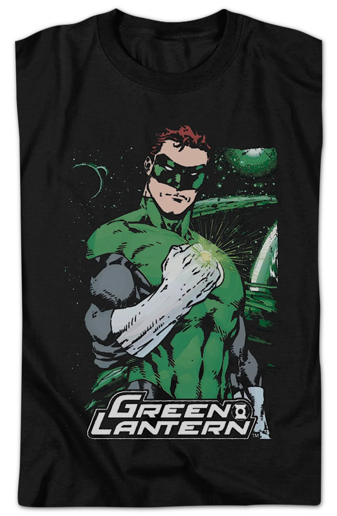 Green Lantern Power Ring Pose DC Comics T-Shirt - Image 2