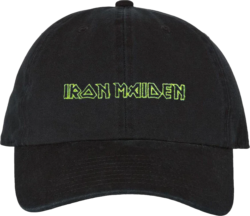 Green Logo Iron Maiden Dad Hat