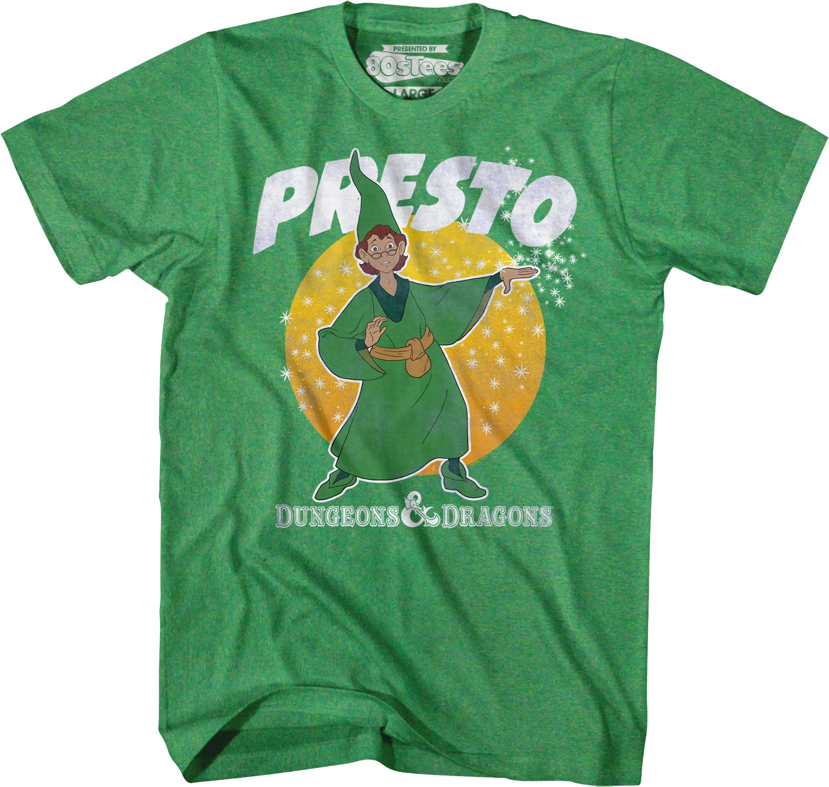 Green Presto the Magician Dungeons & Dragons T-Shirt