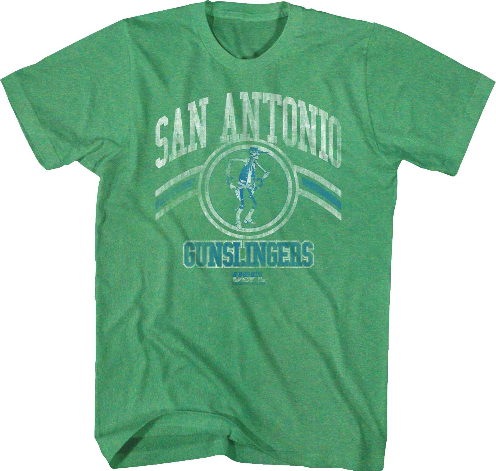Green San Antonio Gunslingers USFL T-Shirt