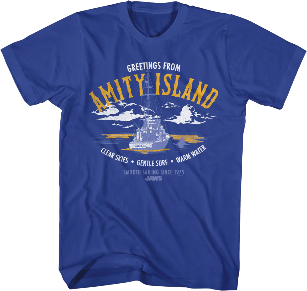 Greetings From Amity Island Jaws T-Shirt
