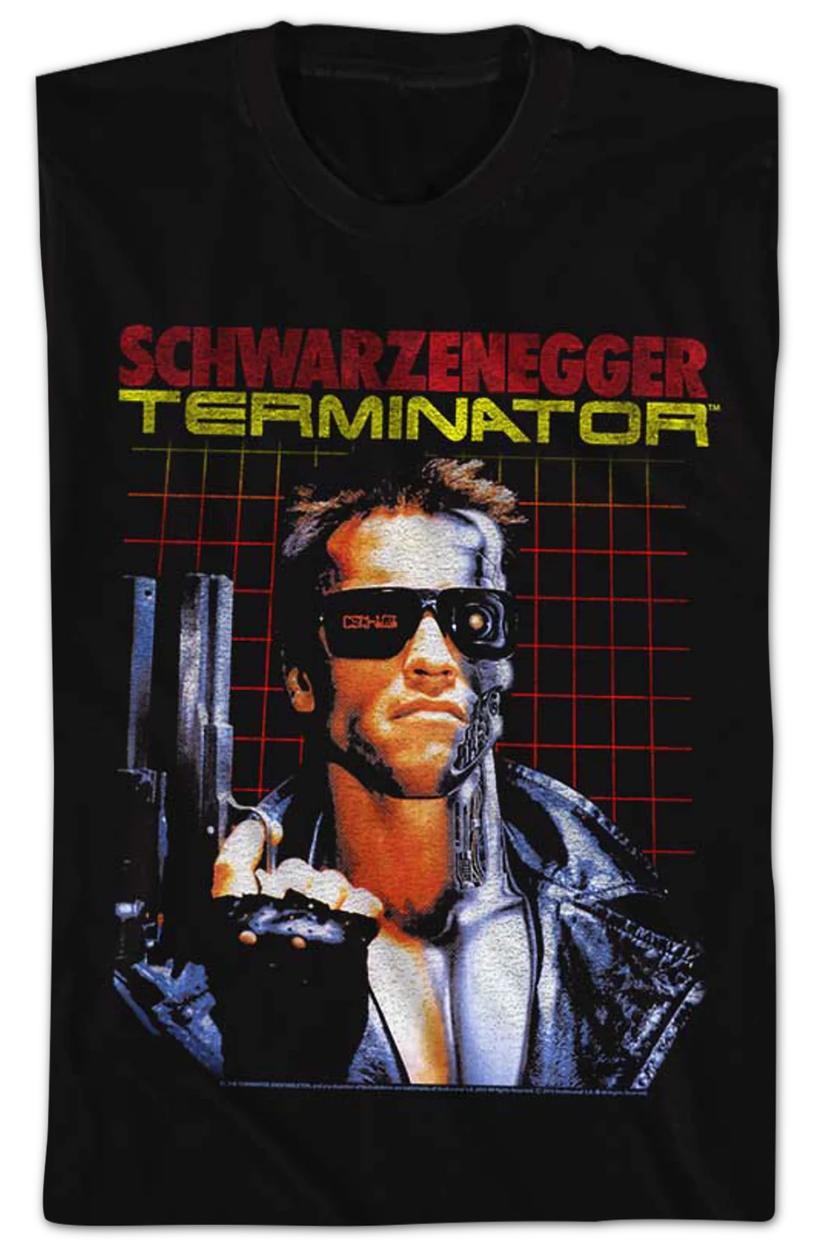 Grid Poster Terminator T-Shirt - Image 2