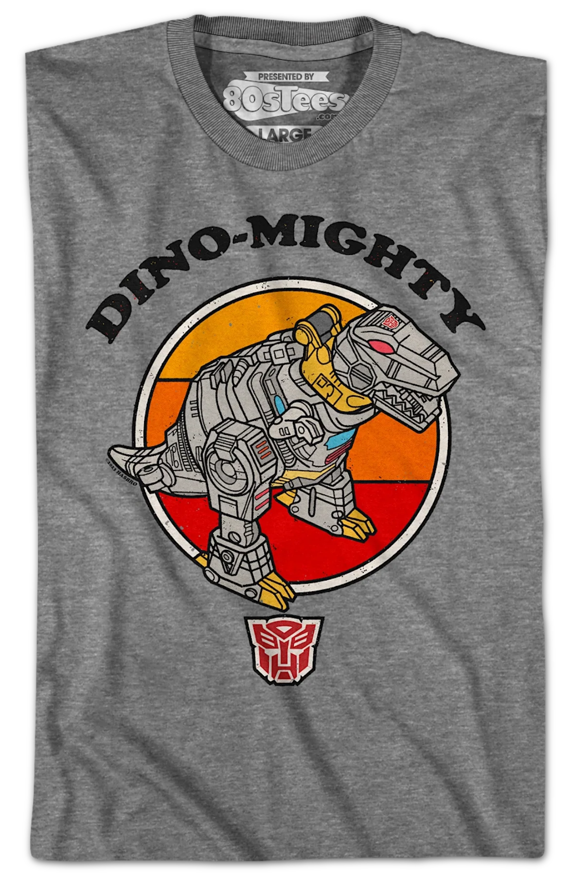 Grimlock Dino-Mighty Transformers T-Shirt - Image 2