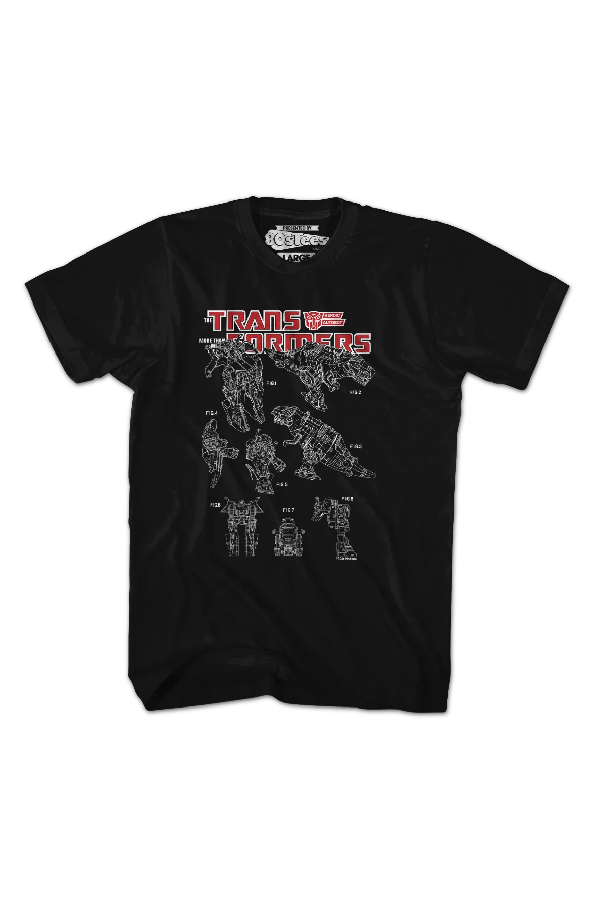 Grimlock Patent Transformers T-Shirt - Image 2