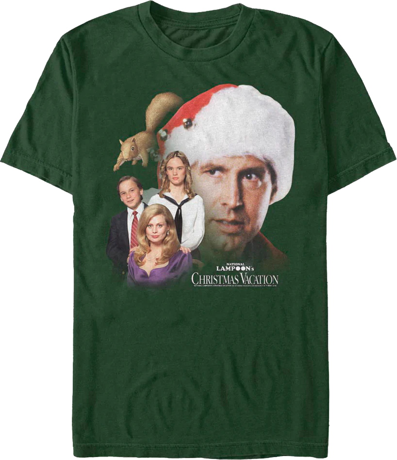 Griswold Collage National Lampoon's Christmas Vacation T-Shirt