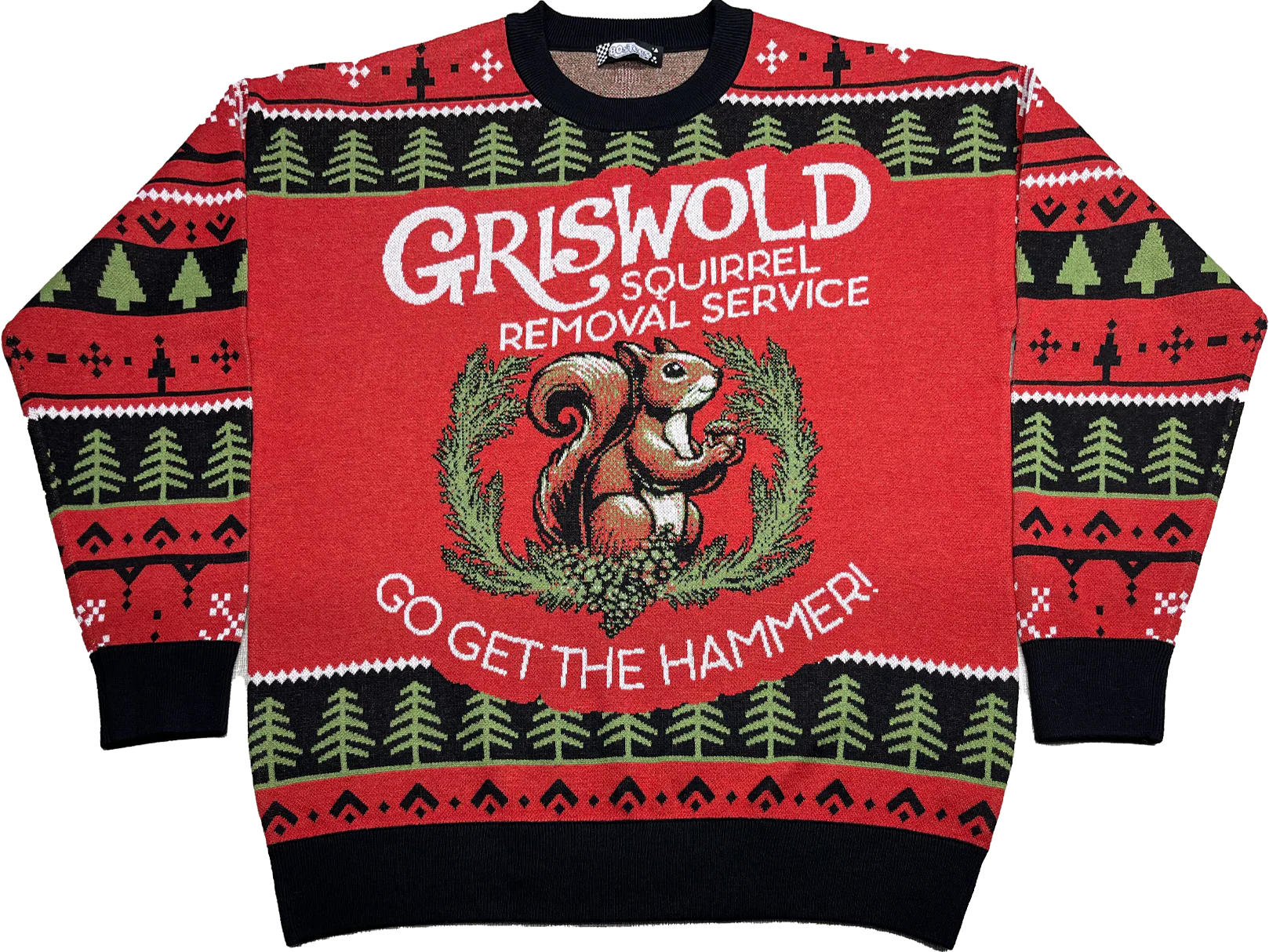 Griswold Squirrel Removal Service Christmas Vacation Knitted Sweater
