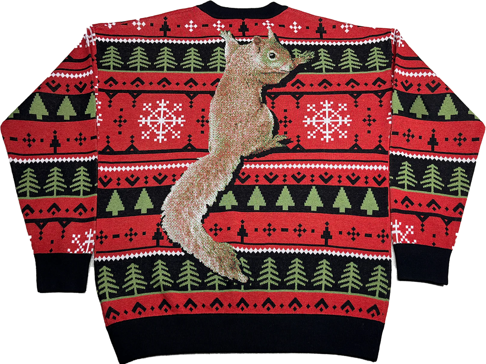 Griswold Squirrel Removal Service Christmas Vacation Knitted Sweater - Image 3