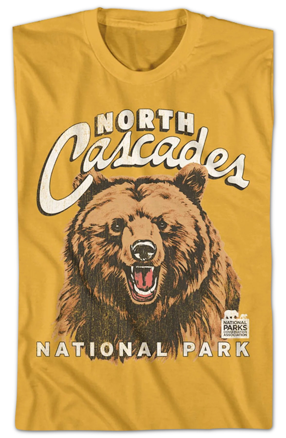 Grizzly Bear North Cascades National Park T-Shirt - Image 2