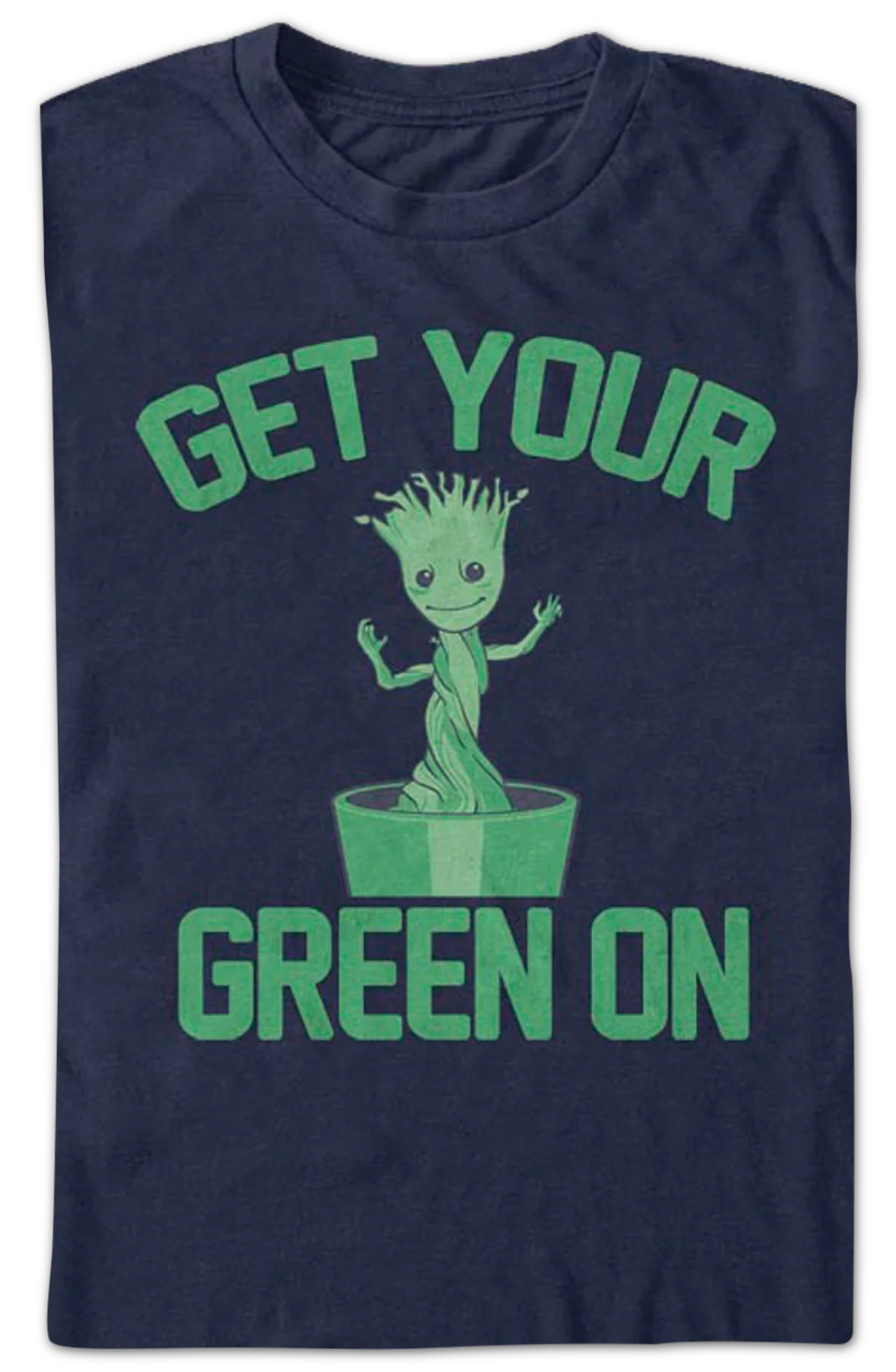 Groot Get Your Green On Marvel Comics T-Shirt - Image 2