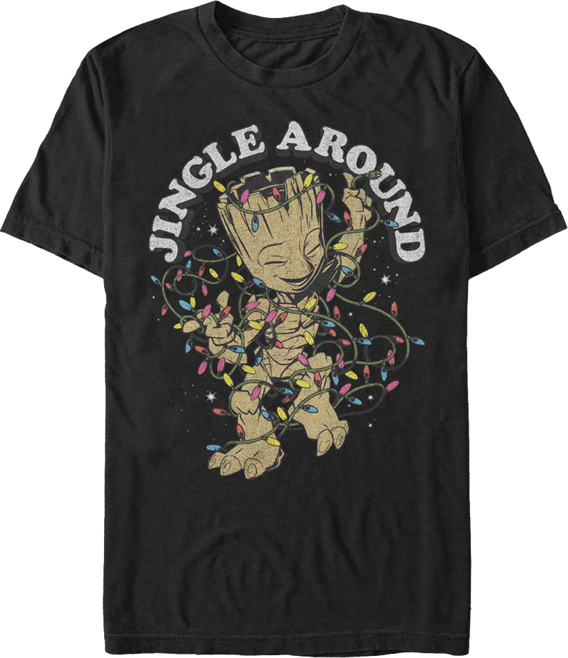 Groot Jingle Around Marvel Comics T-Shirt