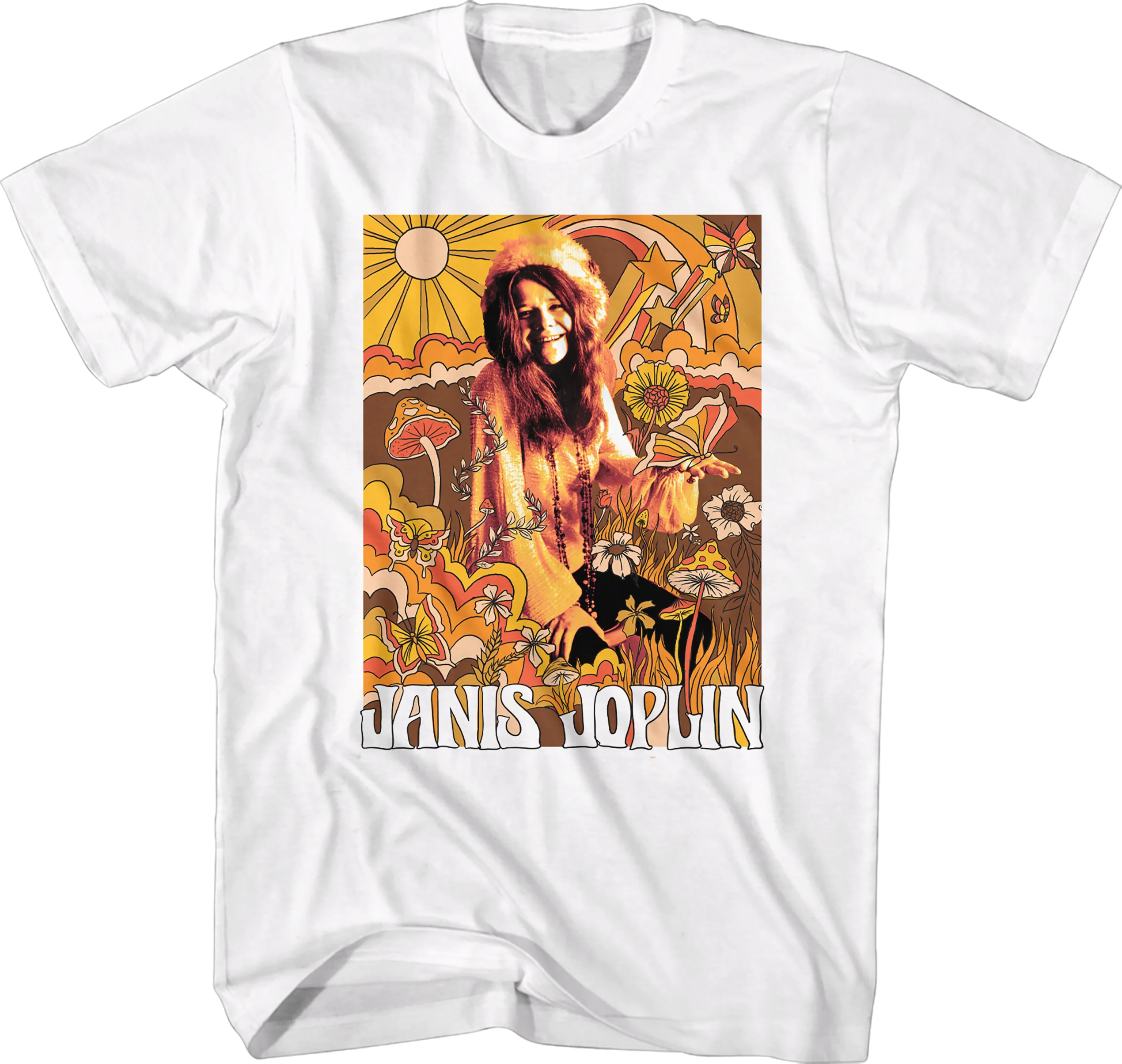 Groovy Drawings Janis Joplin T-Shirt