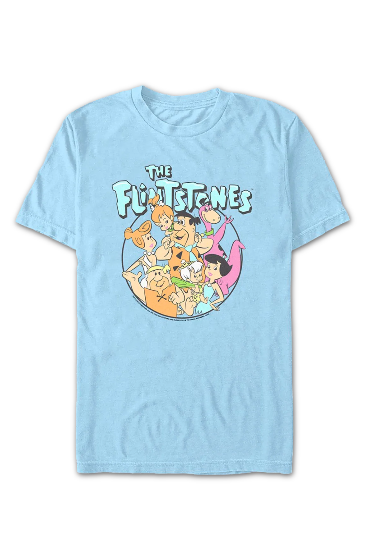 Group Photo Circle Flintstones T-Shirt - Image 2