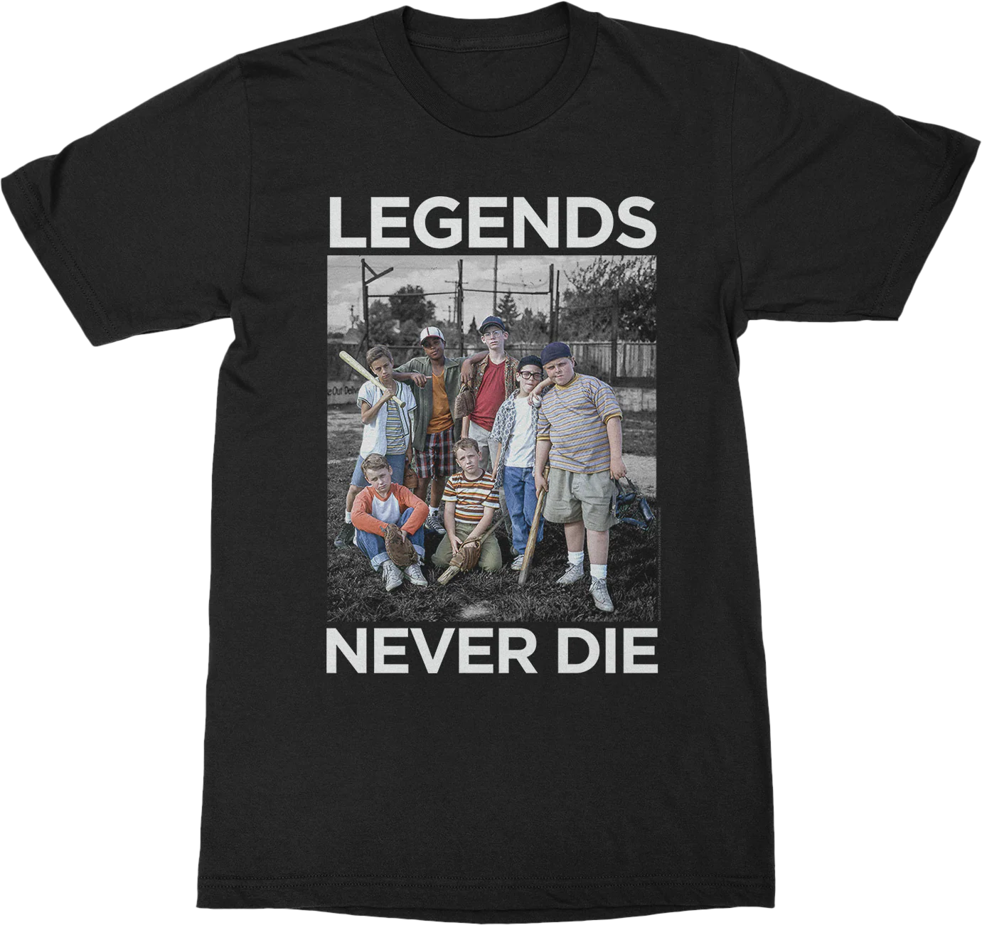 Group Photo Legends Never Die Sandlot T-Shirt