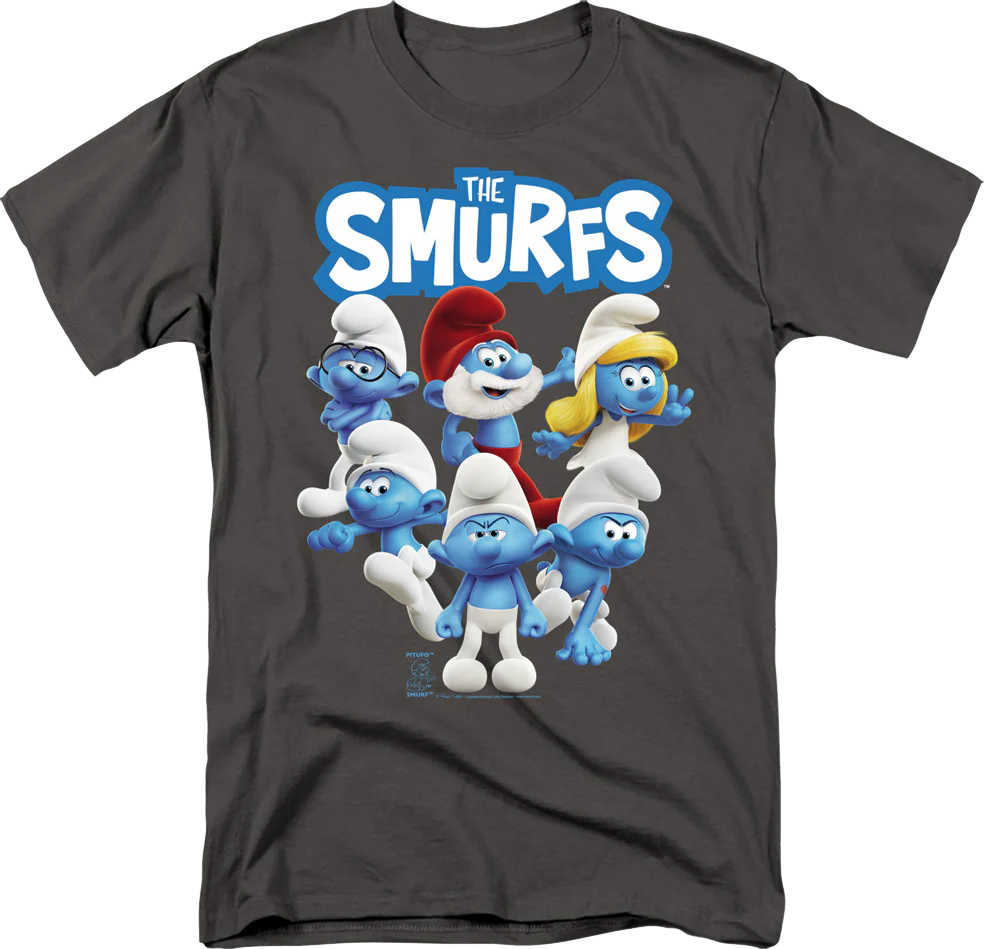 Group Photo Smurfs T-Shirt
