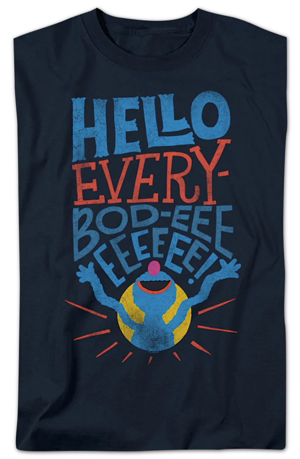 Grover Hello Sesame Street T-Shirt - Image 2