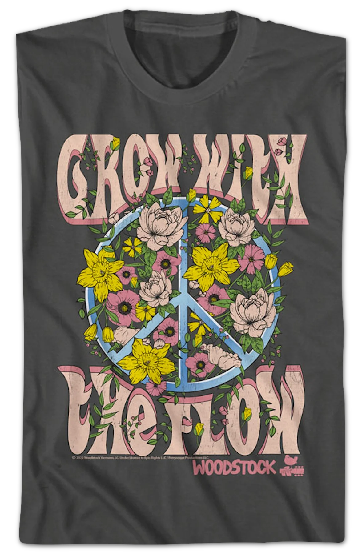 Grow With The Flow Woodstock T-Shirt - Image 2