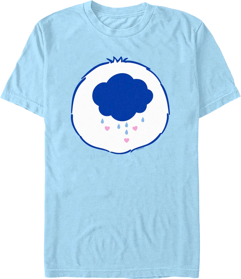 Grumpy Bear Belly Badge Care Bears T-Shirt