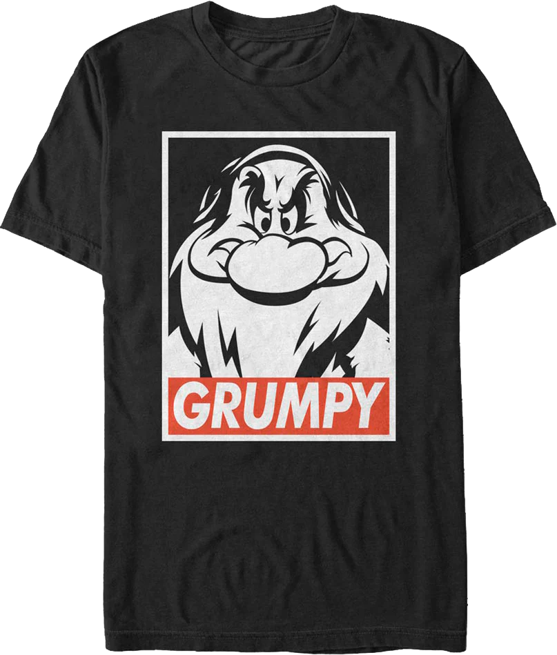 Grumpy Snow White and the Seven Dwarfs Disney T-Shirt
