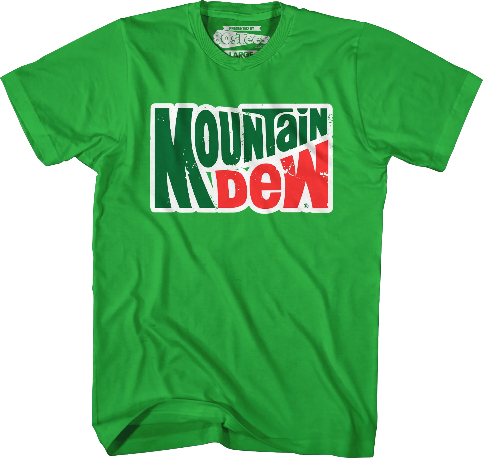 Grunge Logo Mountain Dew T-Shirt - Image 3
