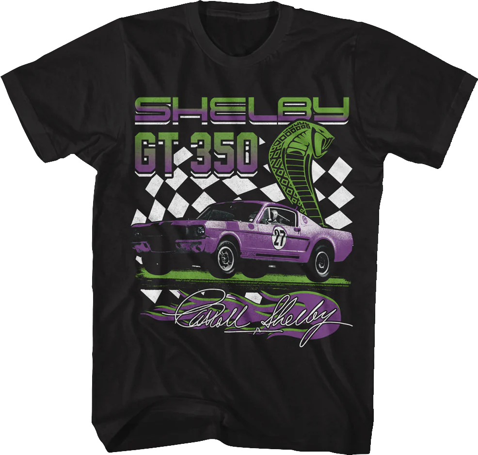 GT 350 Checkered Flag Shelby T-Shirt