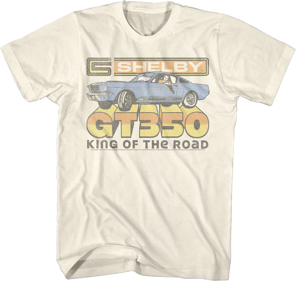 GT350 King Of The Road Shelby T-Shirt
