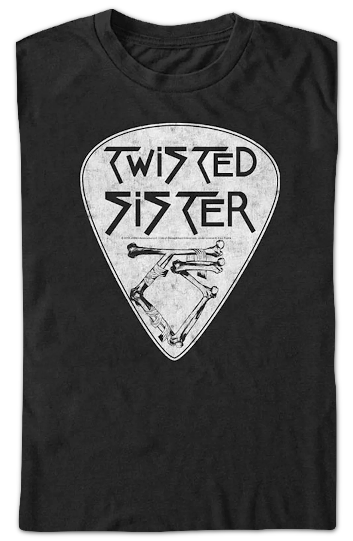 Guitar Pick Twisted Sister T-Shirt - Image 2