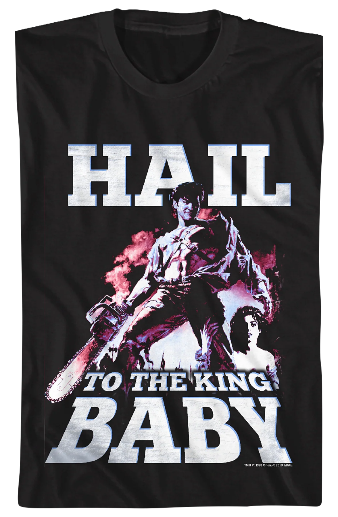 Hail To The King Baby Army Of Darkness T-Shirt - Image 2
