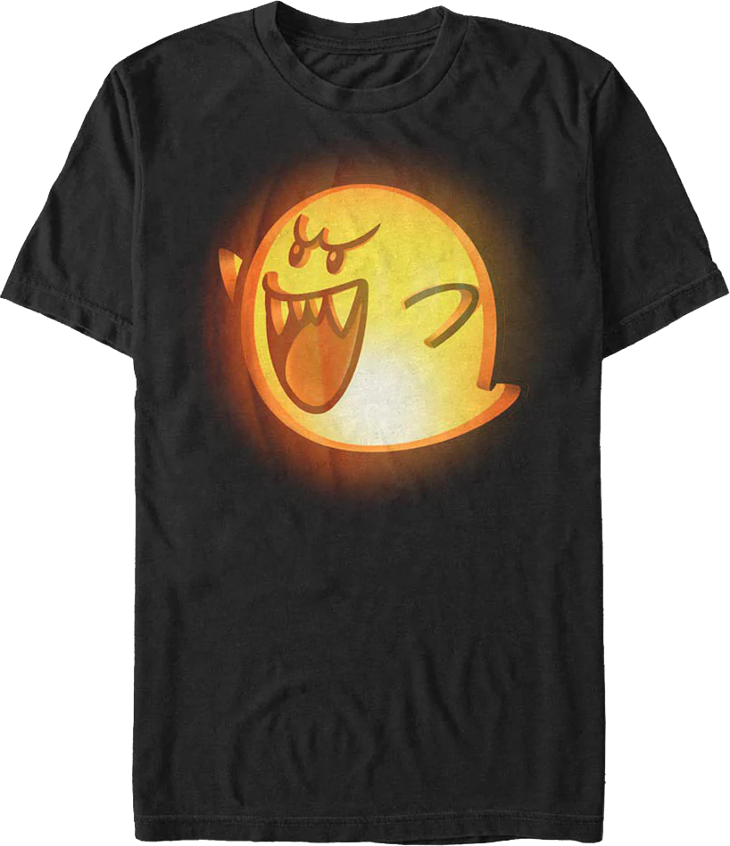Halloween Boo Ghost Super Mario Bros. T-Shirt