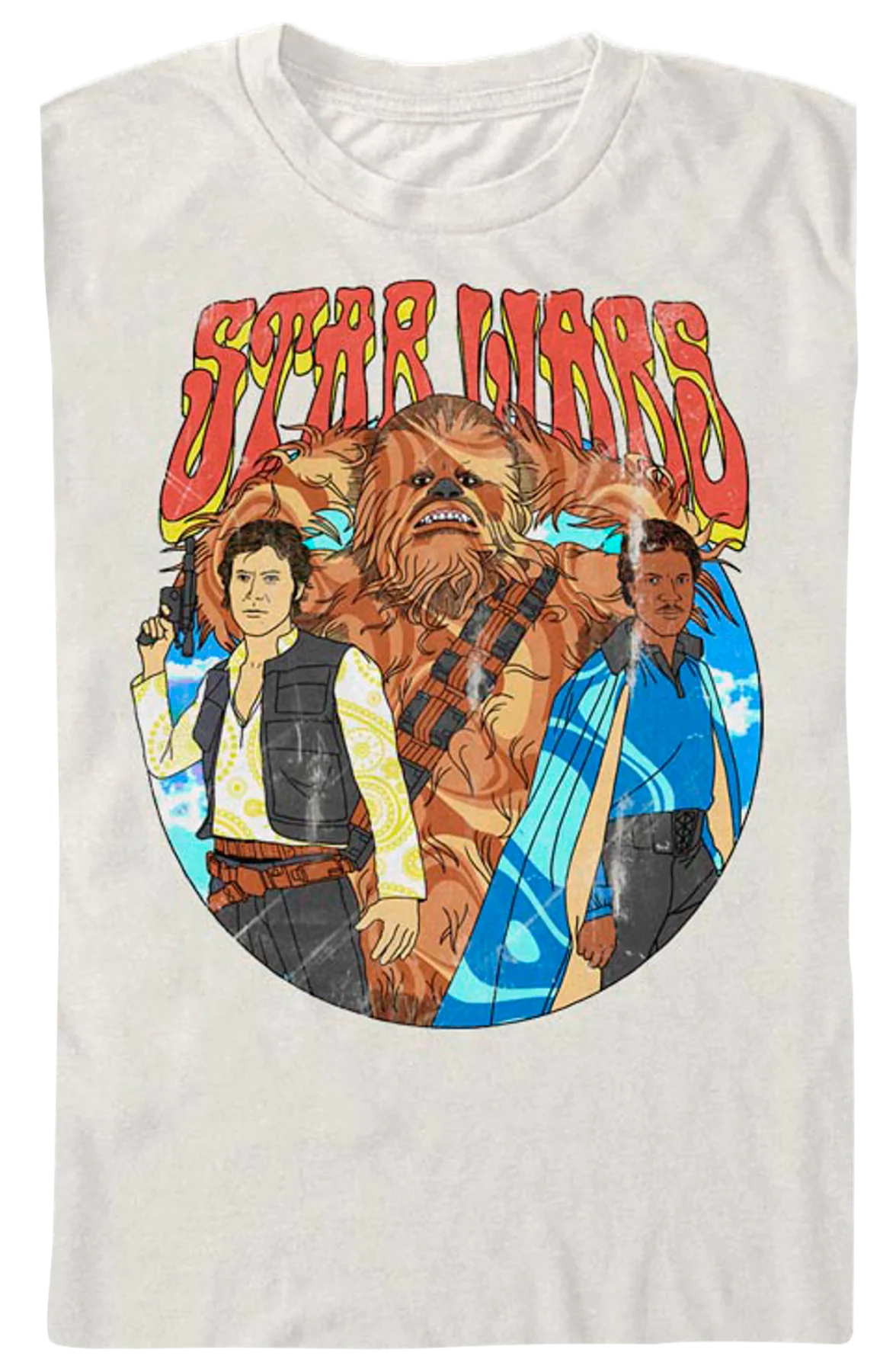 Han Solo Chewbacca Lando Calrissian Star Wars T-Shirt - Image 2