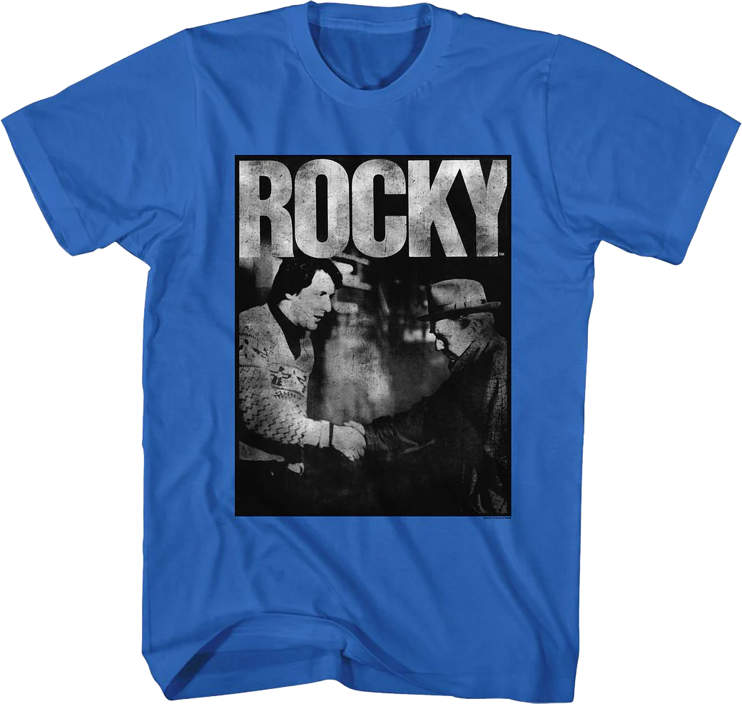 Handshake Mickey And Rocky T-Shirt
