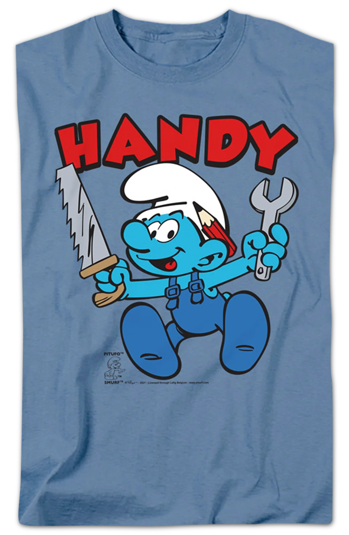 Handy Smurf T-Shirt - Image 2