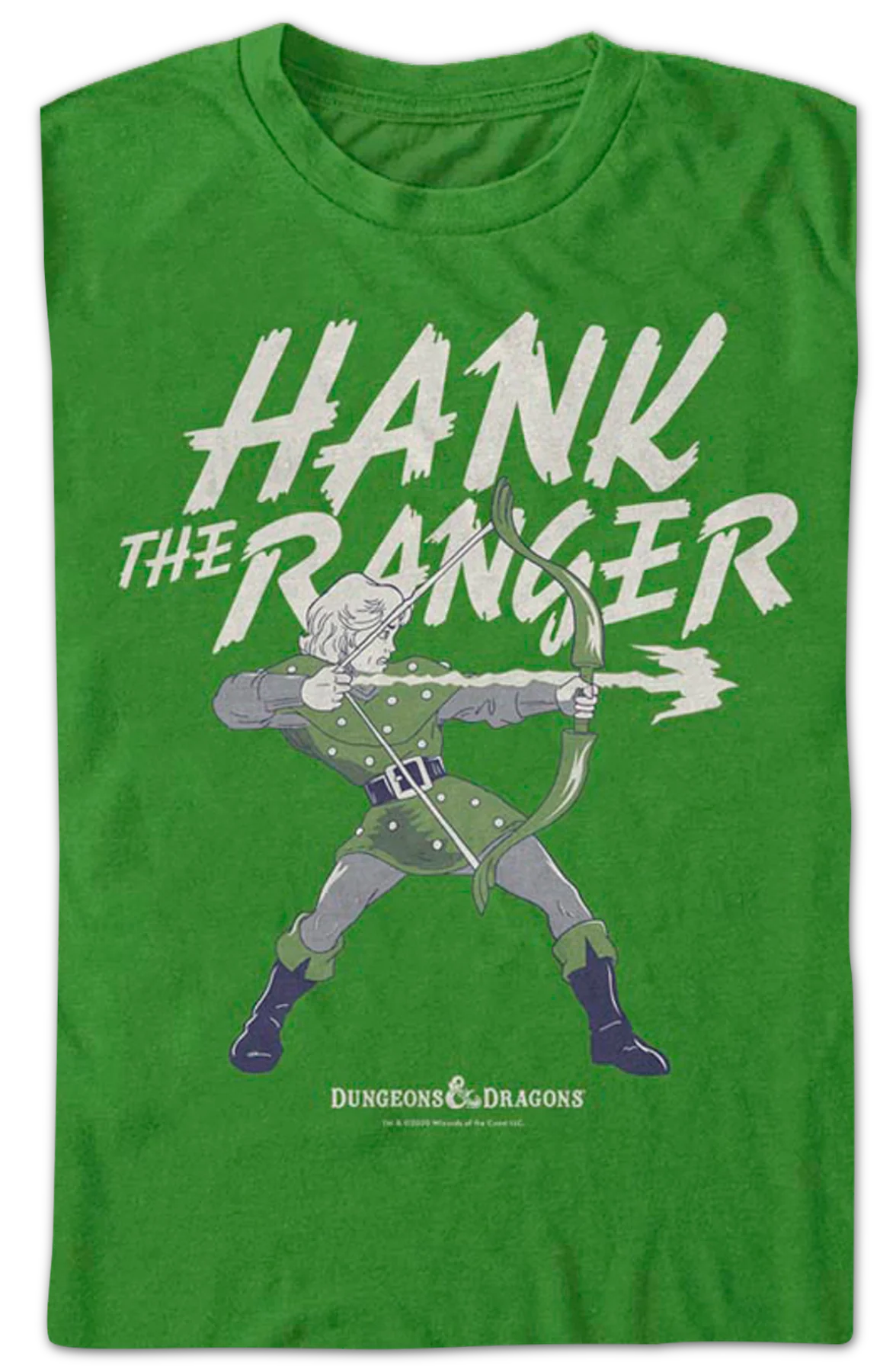 Hank The Ranger Action Pose Dungeons & Dragons T-Shirt - Image 2