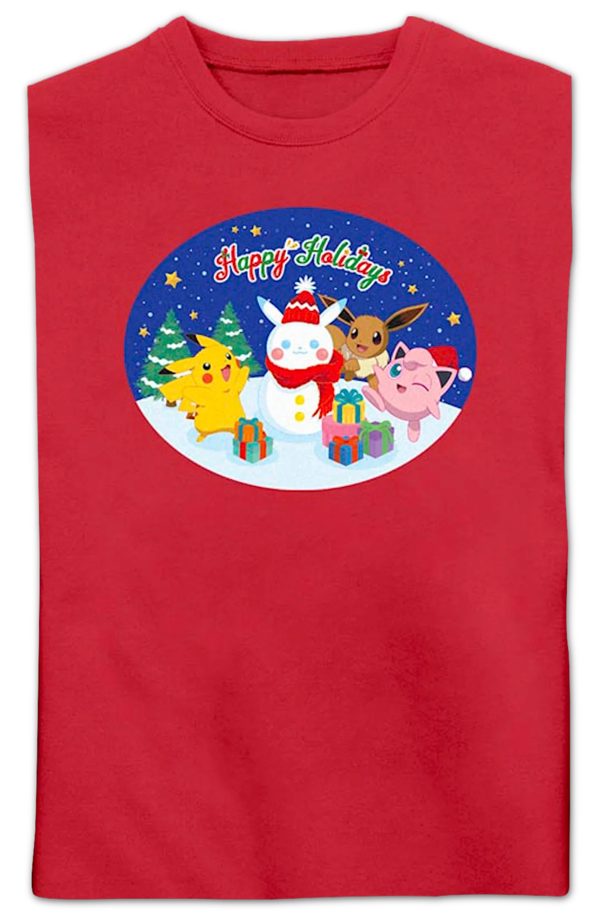 Happy Holidays Photo Pokemon Sweatshirt - Image 2