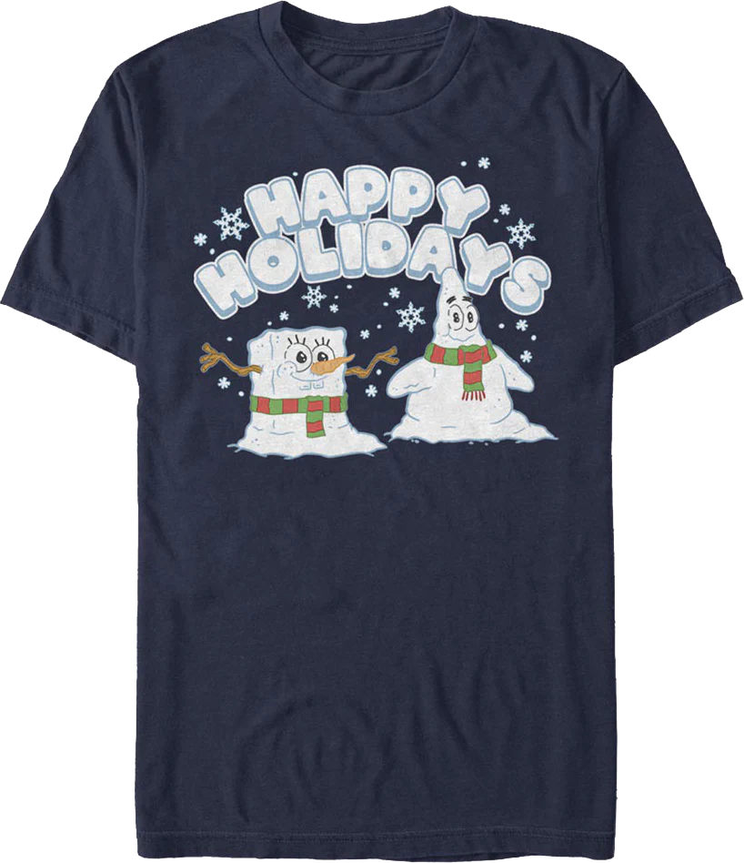 Happy Holidays SpongeBob SquarePants T-Shirt