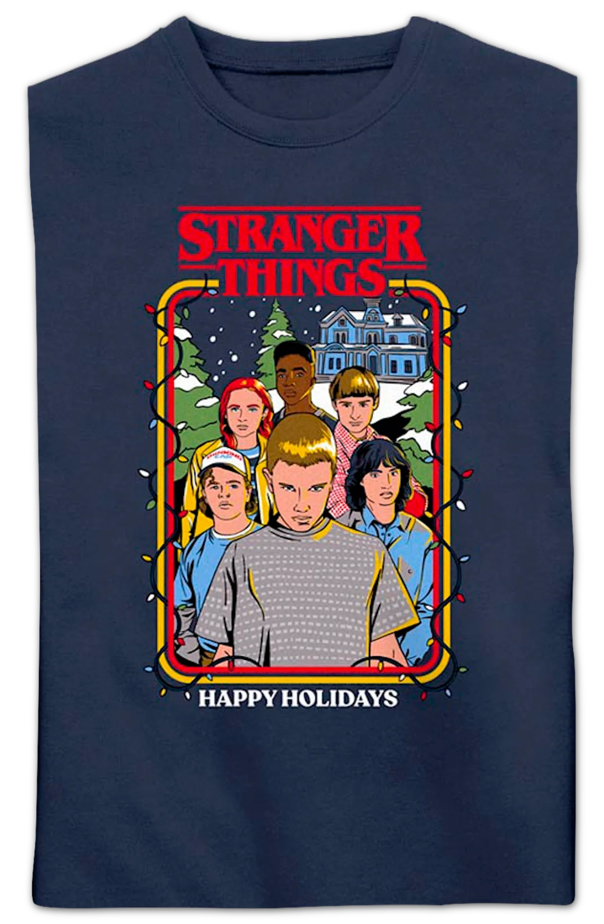 Happy Holidays Stranger Things Sweatshirt - Image 2