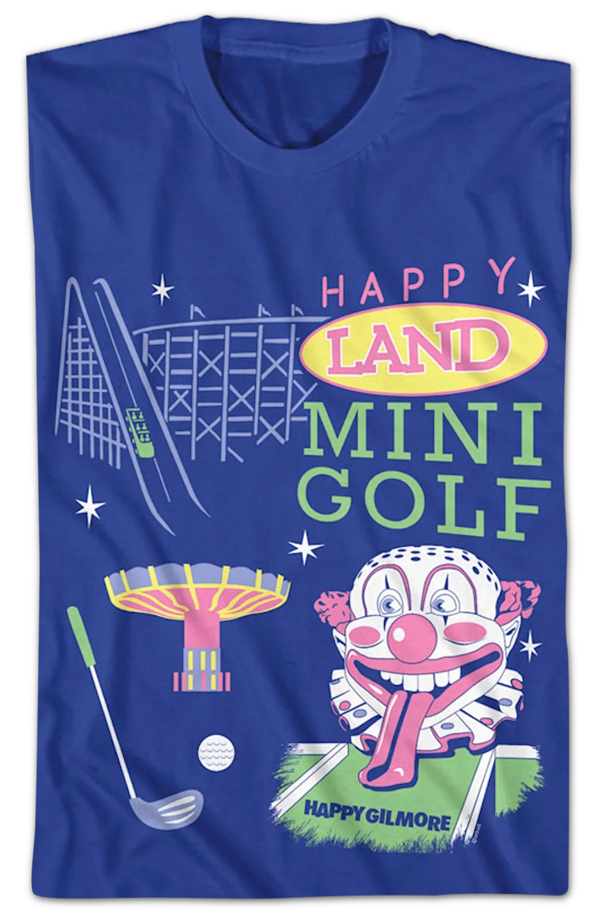 Happy Land Mini Golf Happy Gilmore T-Shirt - Image 2