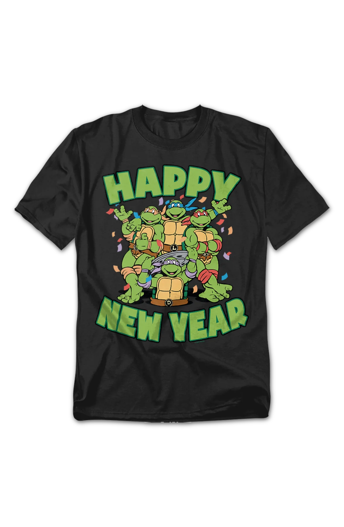 Happy New Year Teenage Mutant Ninja Turtles T-Shirt - Image 2