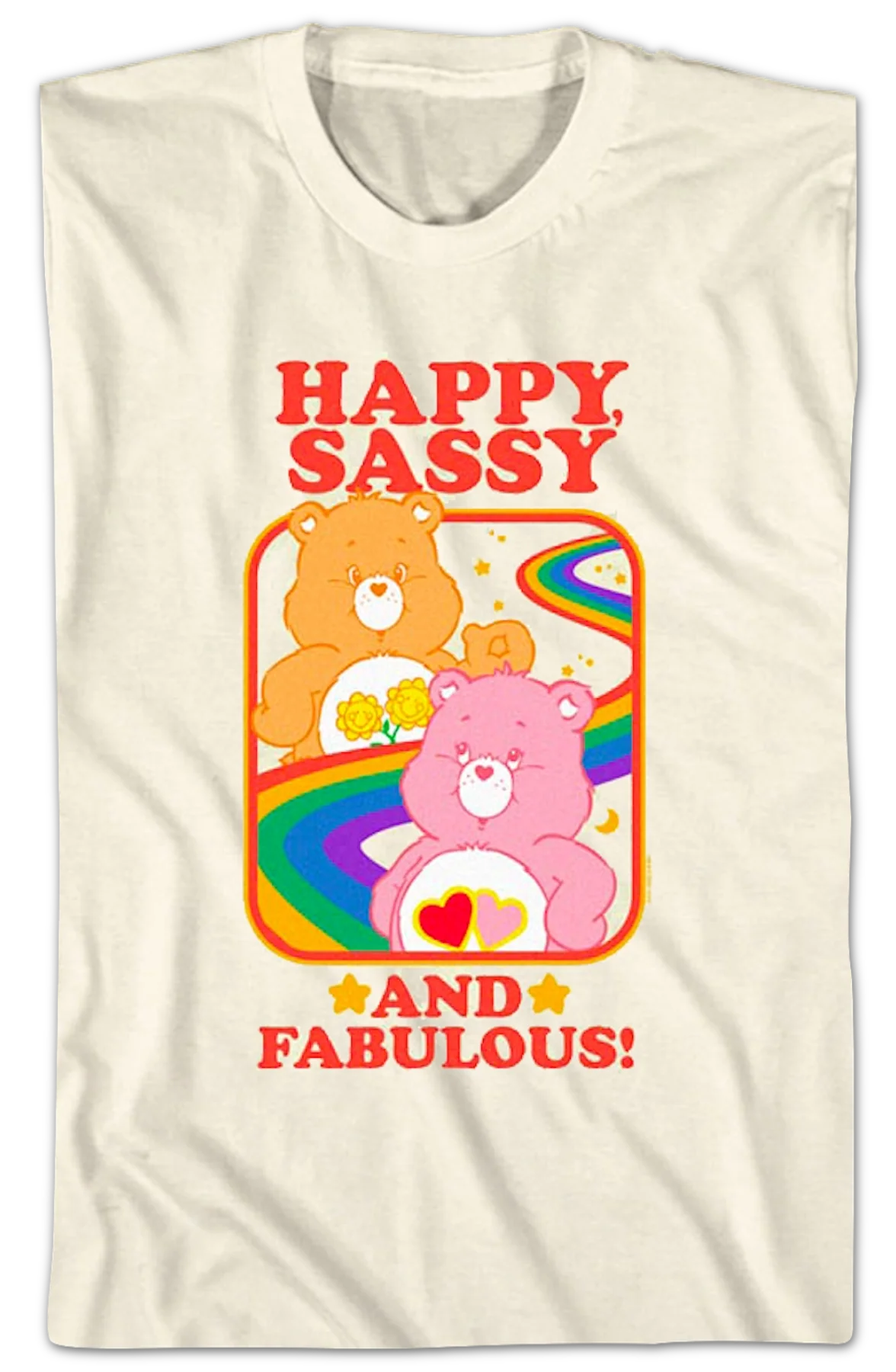Happy, Sassy And Fabulous Care Bears T-Shirt - Image 2