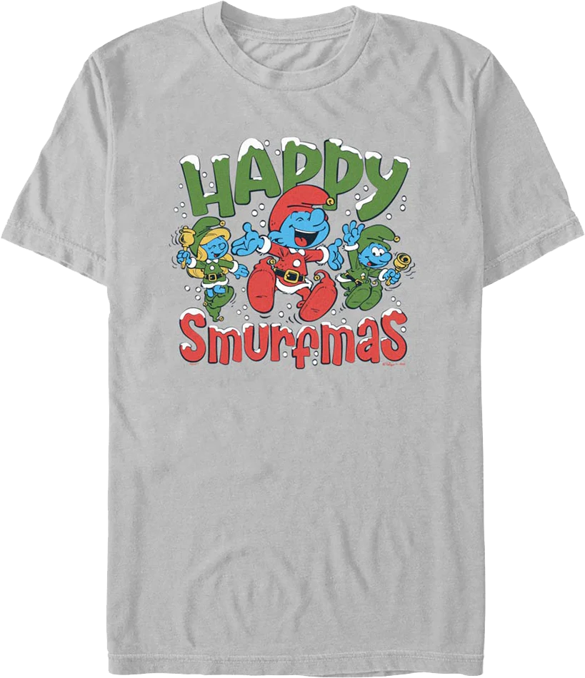 Happy Smurfmas Smurfs T-Shirt