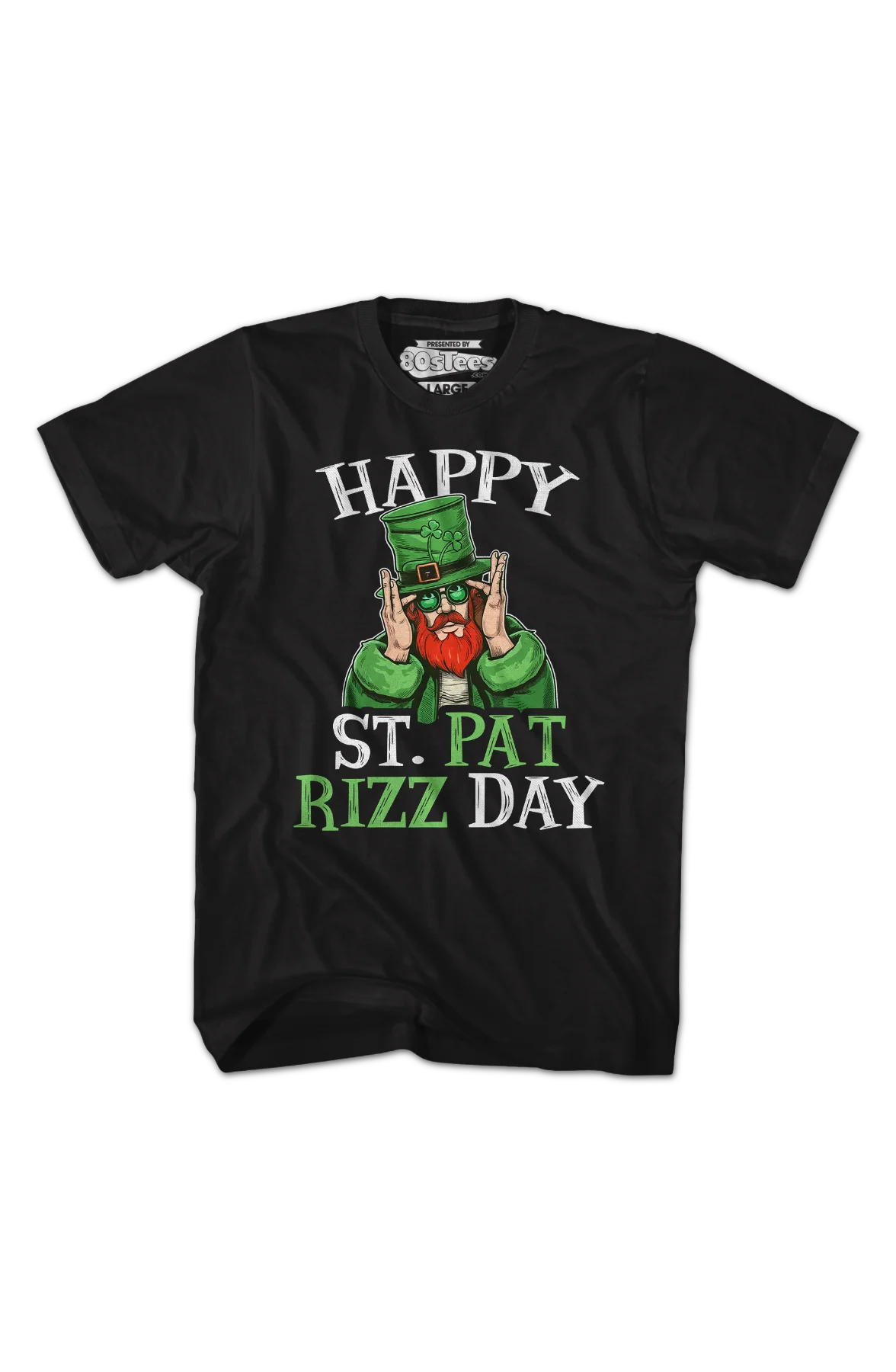 Happy St. Pat Rizz Day T-Shirt - Image 2