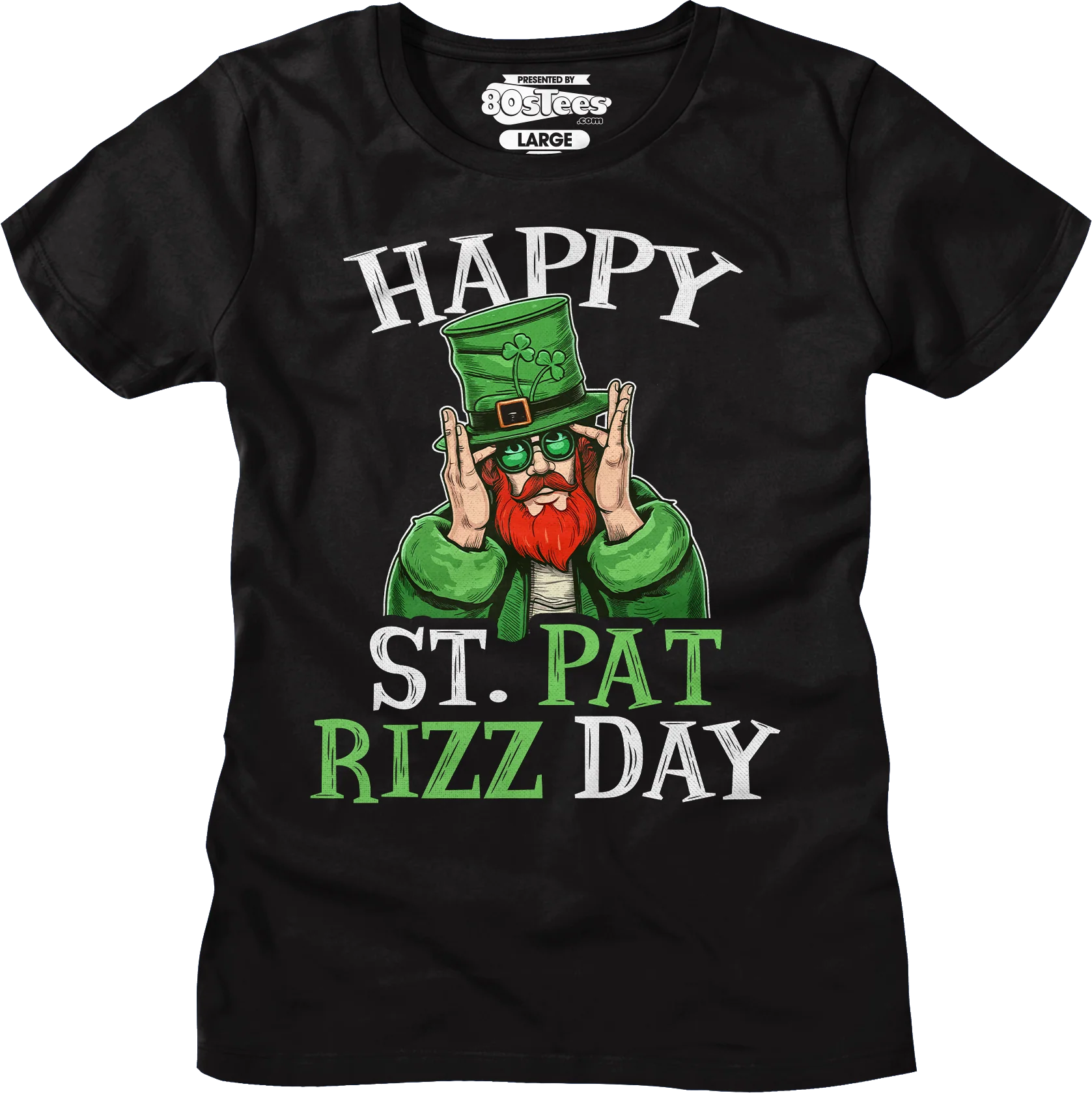 Happy St. Pat Rizz Day T-Shirt - Image 5