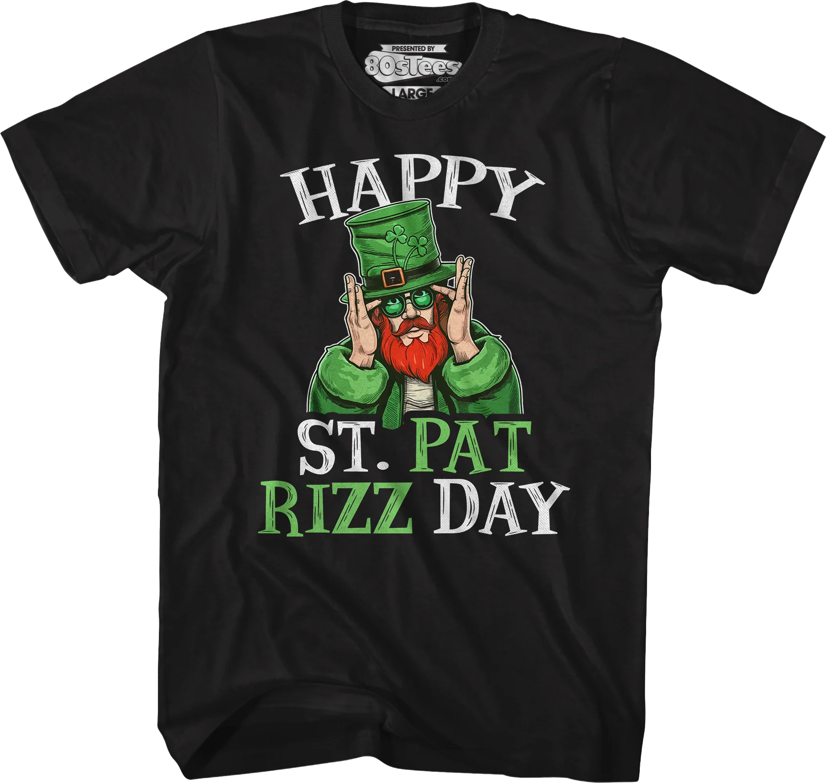 Happy St. Pat Rizz Day T-Shirt - Image 8