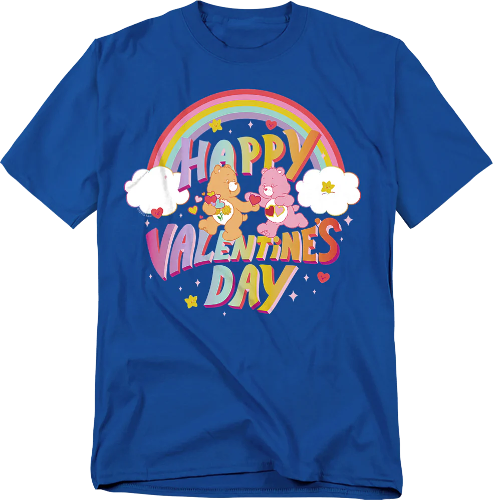 Happy Valentine's Day Care Bears T-Shirt