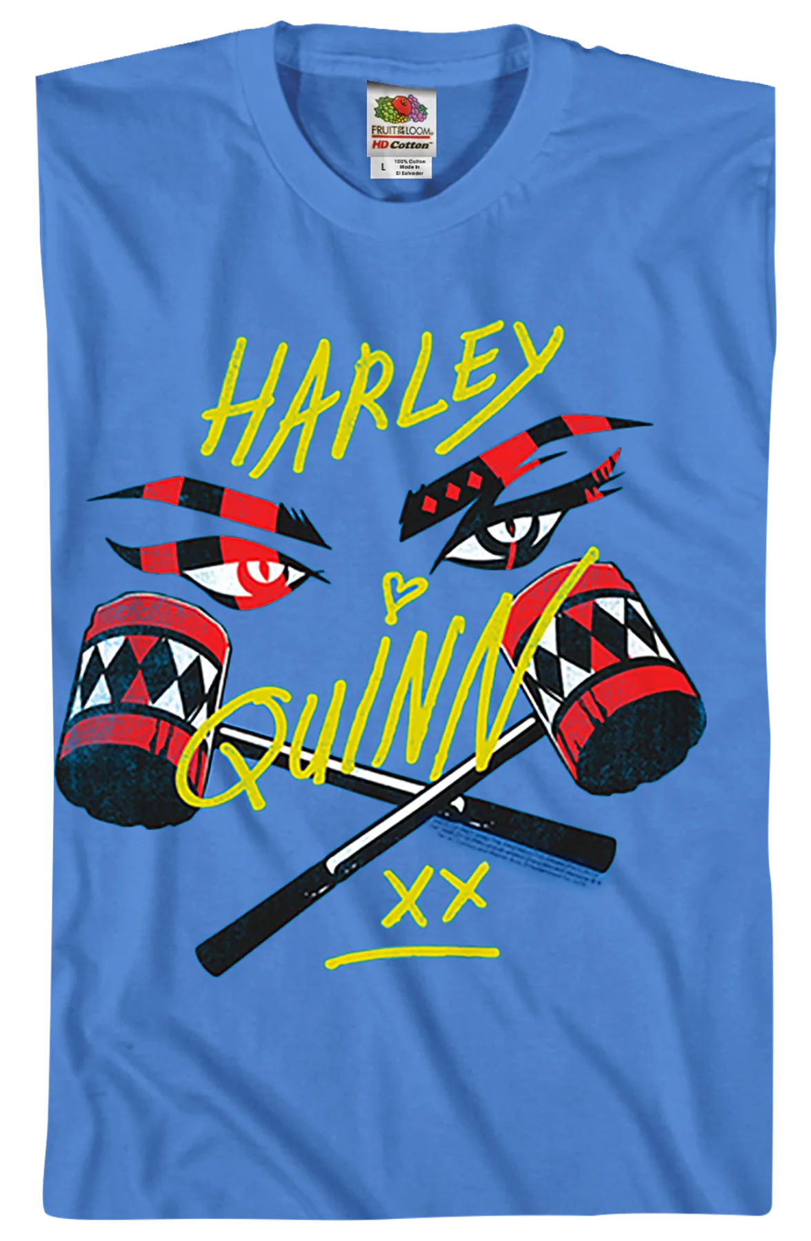 Harley Quinn Eyes Birds Of Prey T-Shirt - Image 2